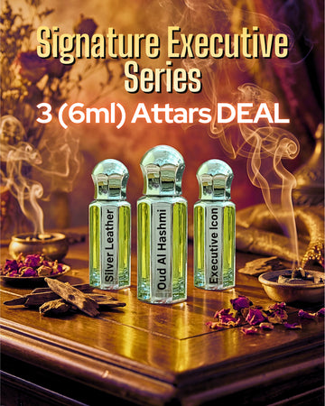 Luxury Attars Mega Bundle | 3×6ml Signature Oils | Special Discount