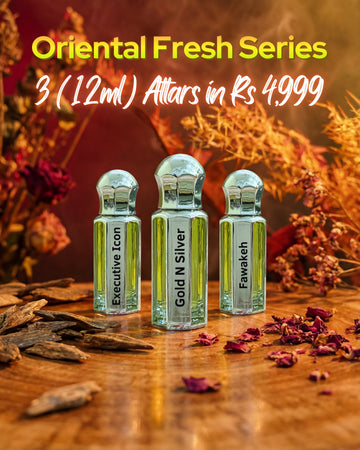 Luxury Attars Mega Bundle | 3×12ml Oriental Series | Ramadan Discount