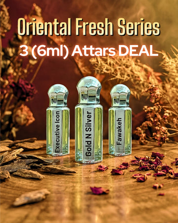 Luxury Attars Mega Bundle | 3×6ml Oriental Series | Special Discount